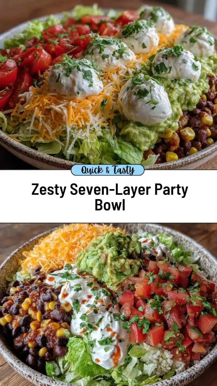 seven-layer party bowl recipe