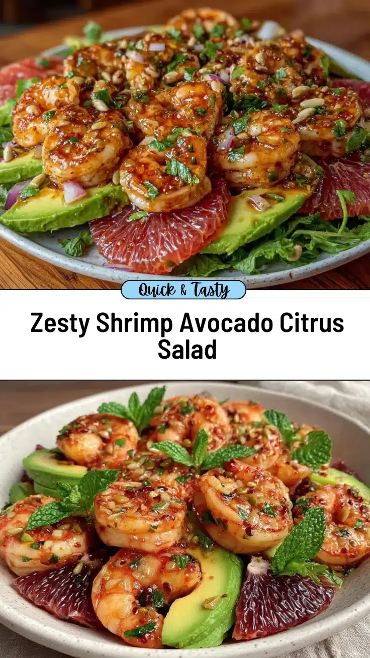 shrimp avocado citrus salad recipe