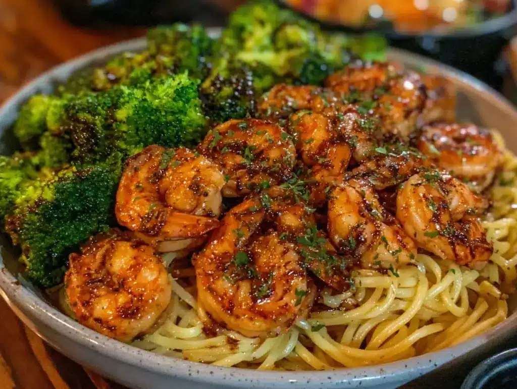 shrimp scampi bowl - featured image
