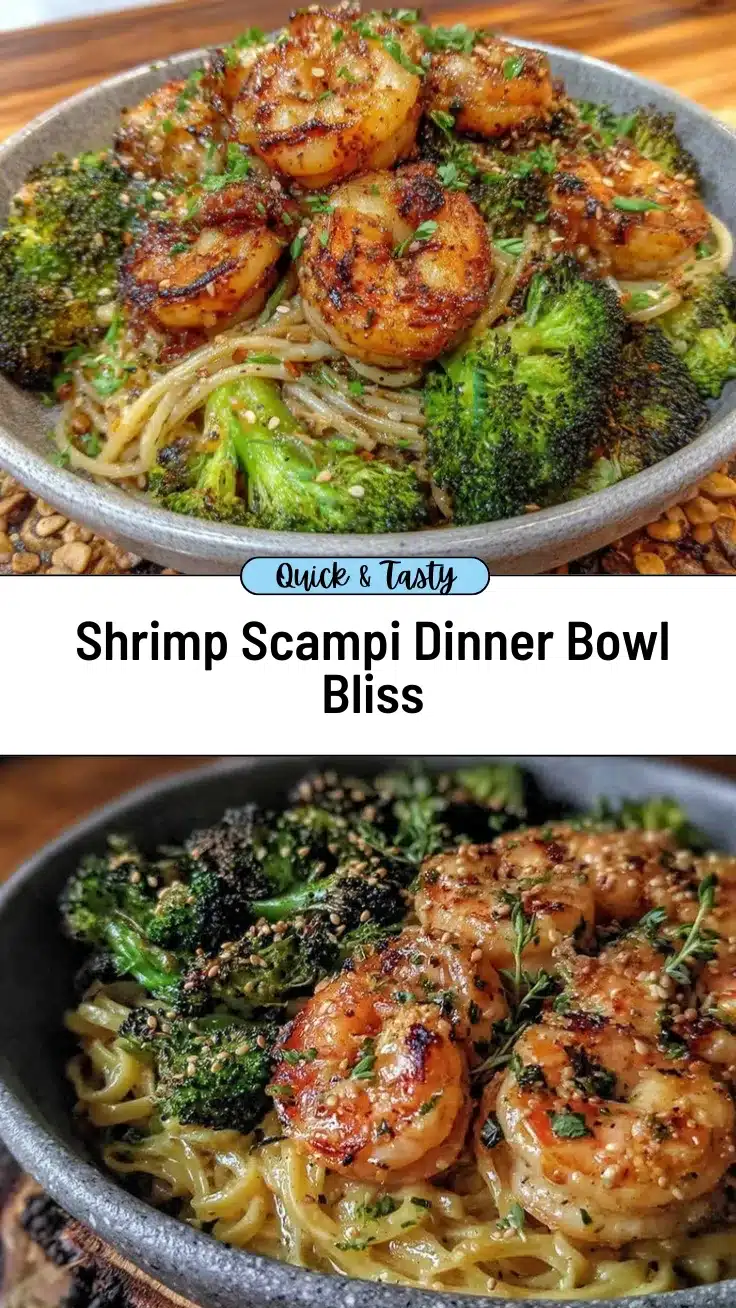 shrimp scampi dinner bowl recipe