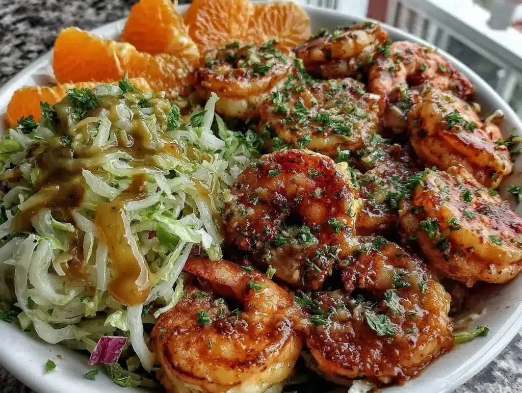 shrimp scampi nourish bowl - featured image