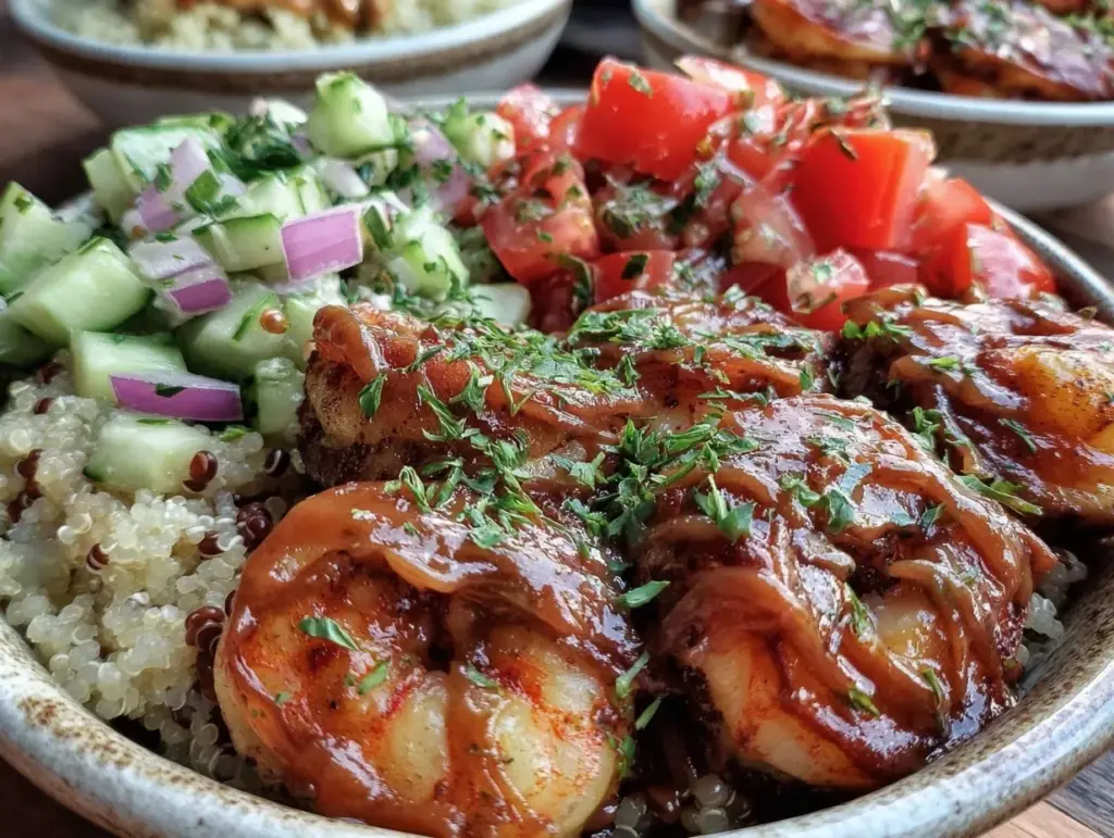 shrimp scampi nourish bowl - featured image