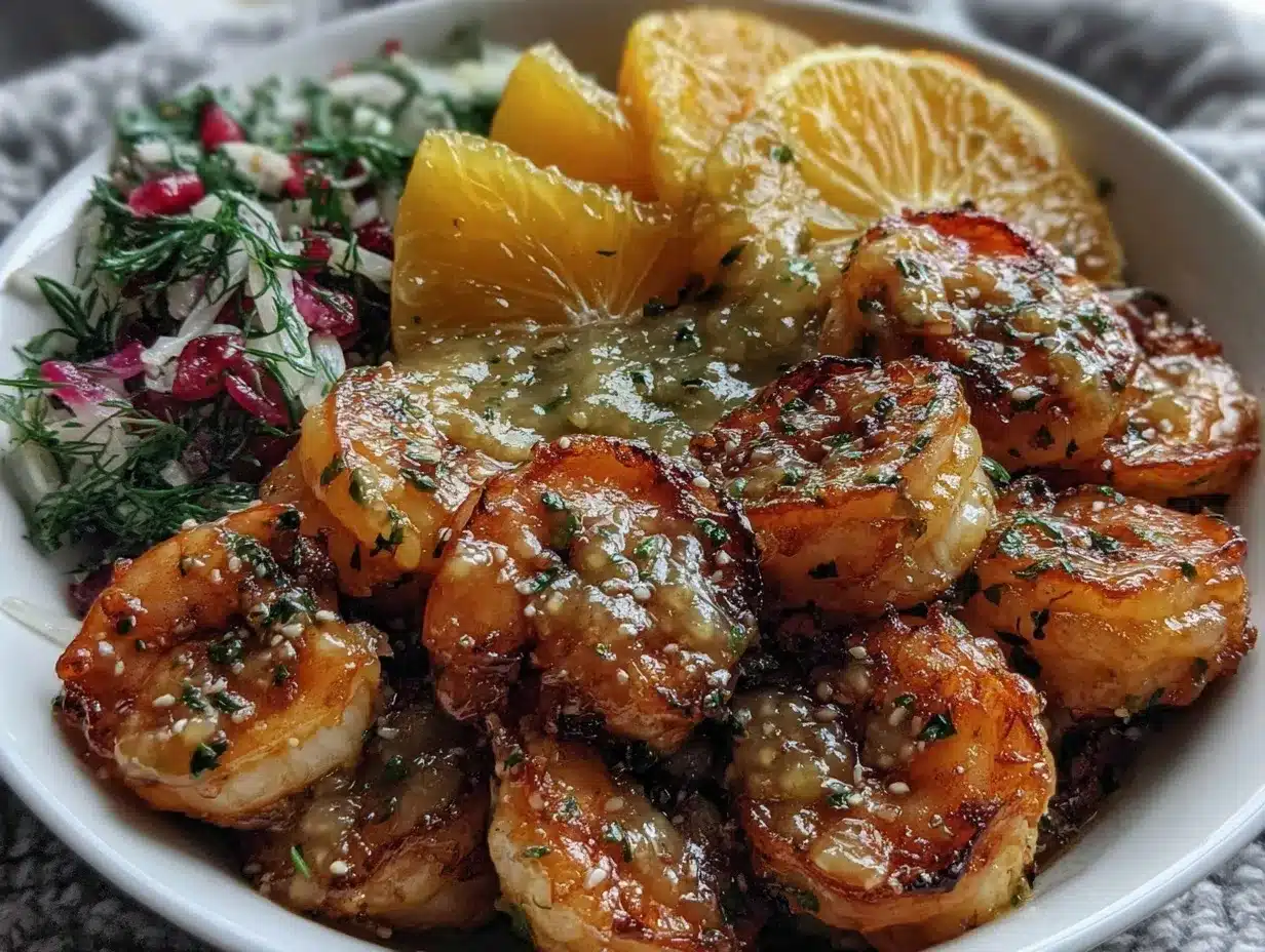 shrimp scampi nourish bowl preparation steps