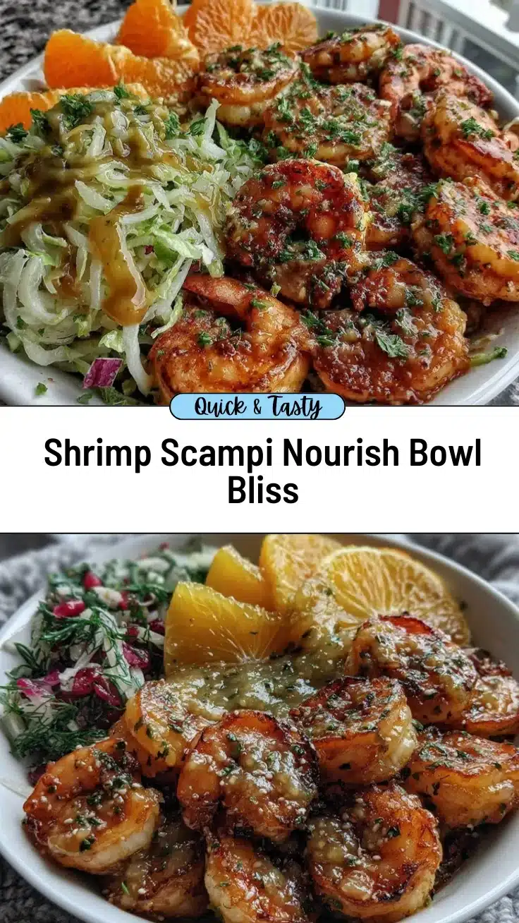 shrimp scampi nourish bowl recipe