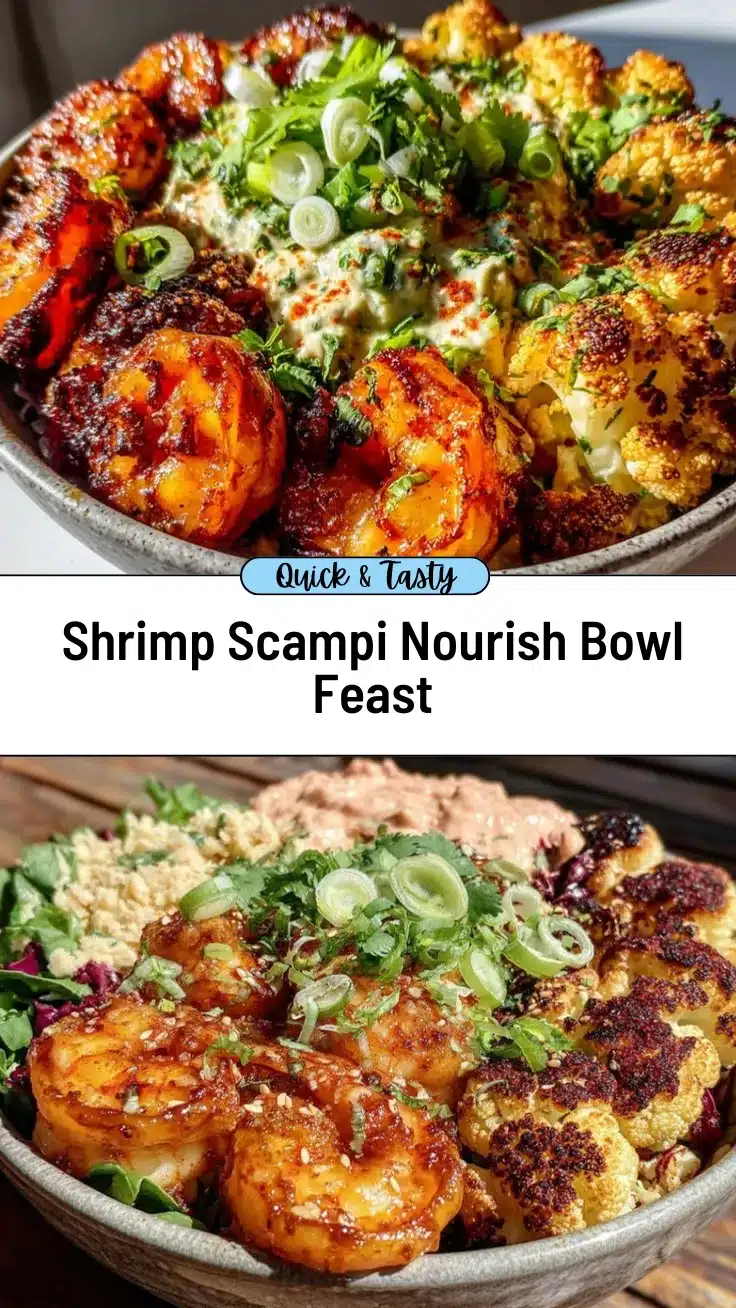shrimp scampi nourish bowl recipe