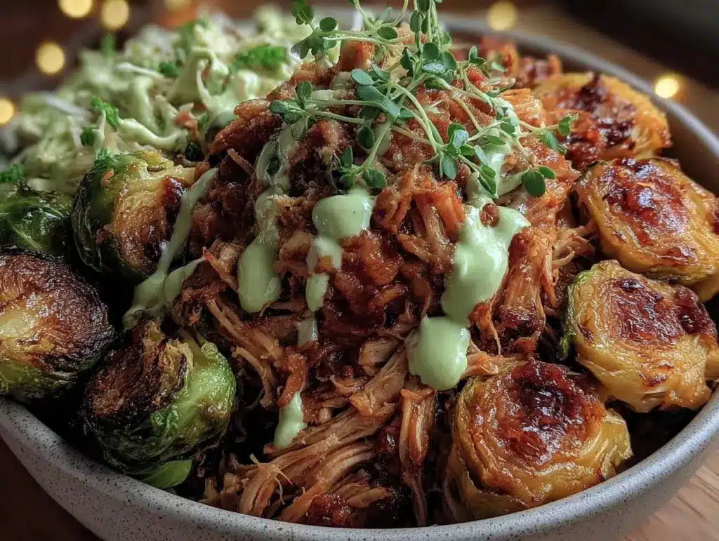 slow-cooker pulled pork bowl - featured image
