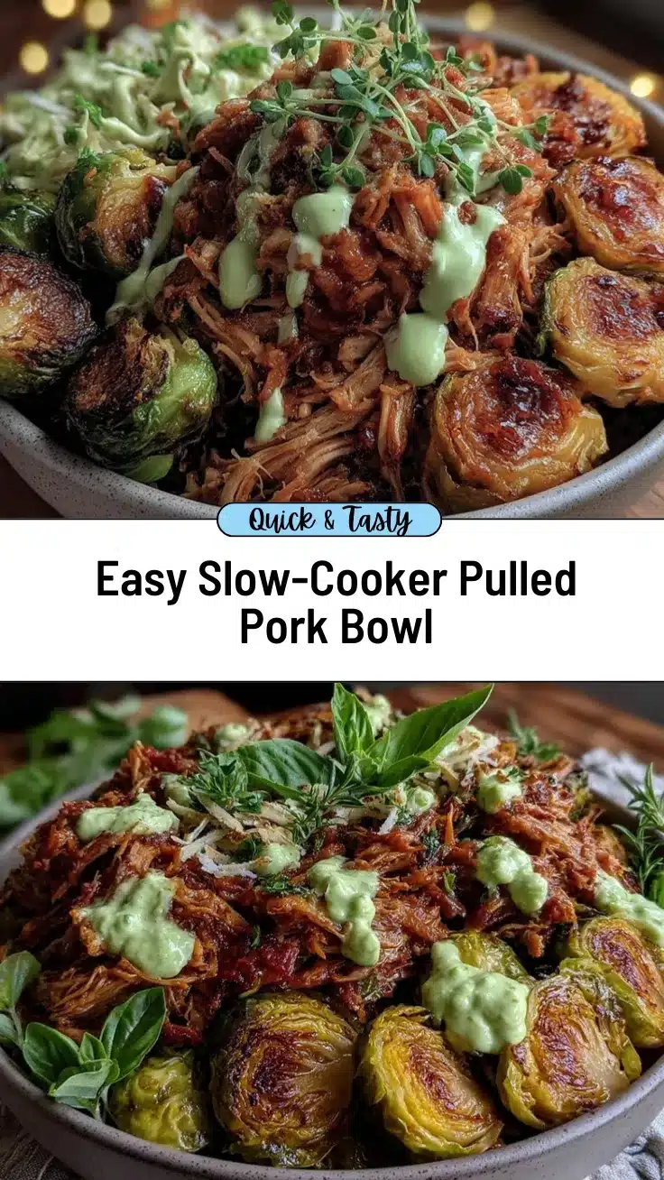 slow-cooker pulled pork bowl recipe