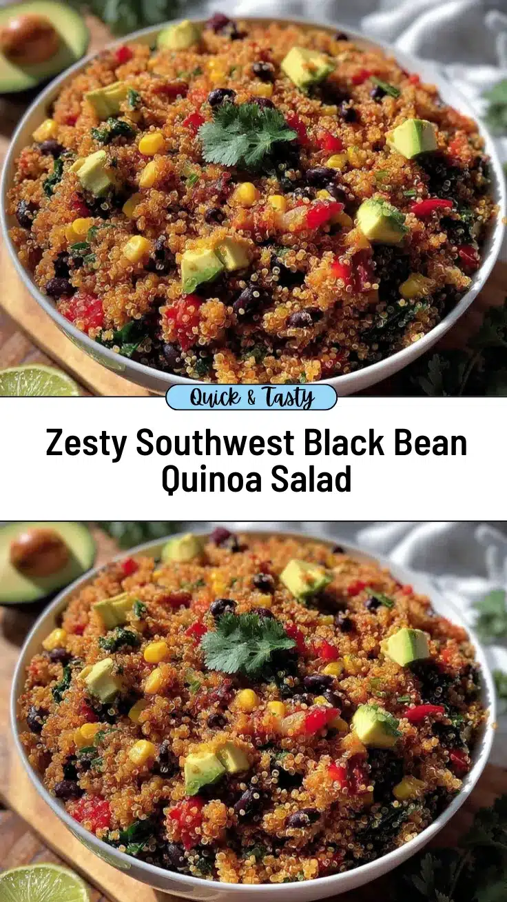 southwest black bean quinoa salad recipe