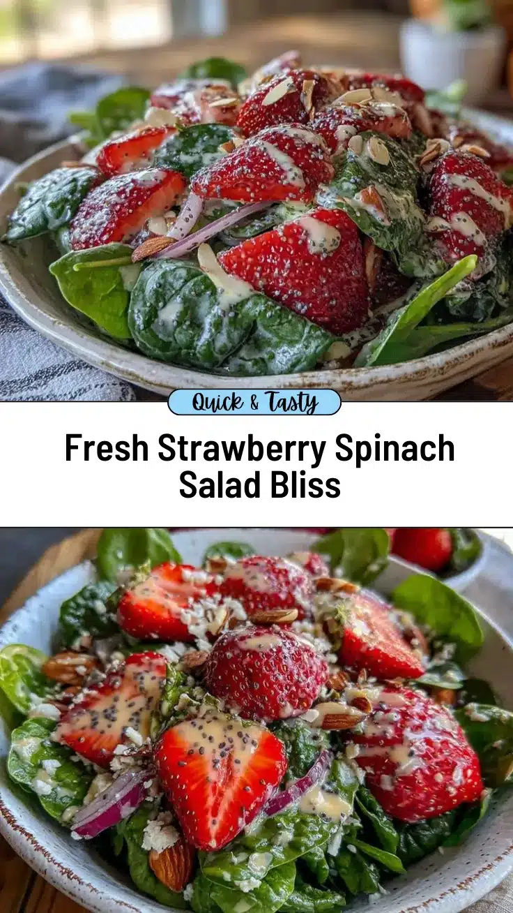 strawberry spinach salad recipe