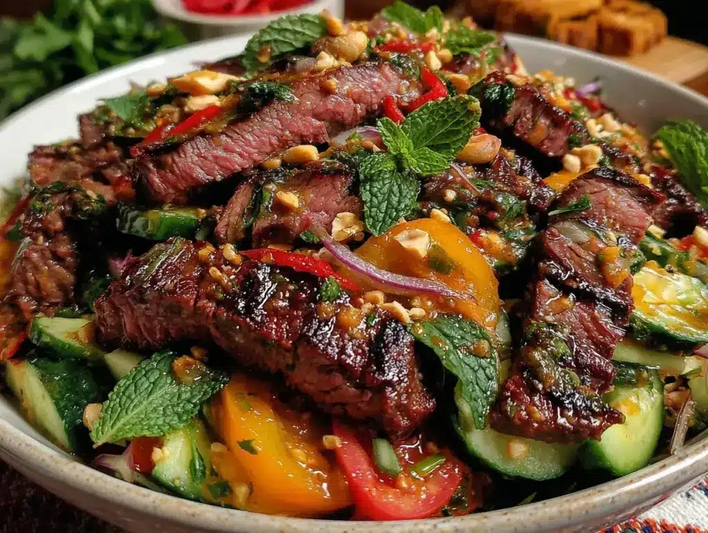 Thai beef salad - featured image