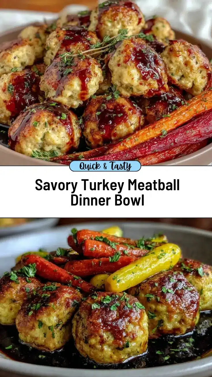 turkey meatball dinner bowl recipe