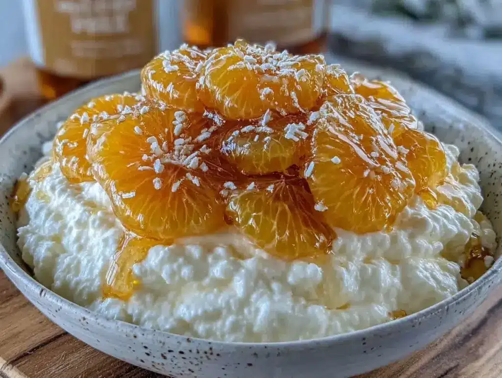 valentine dessert cottage cheese bowl - featured image