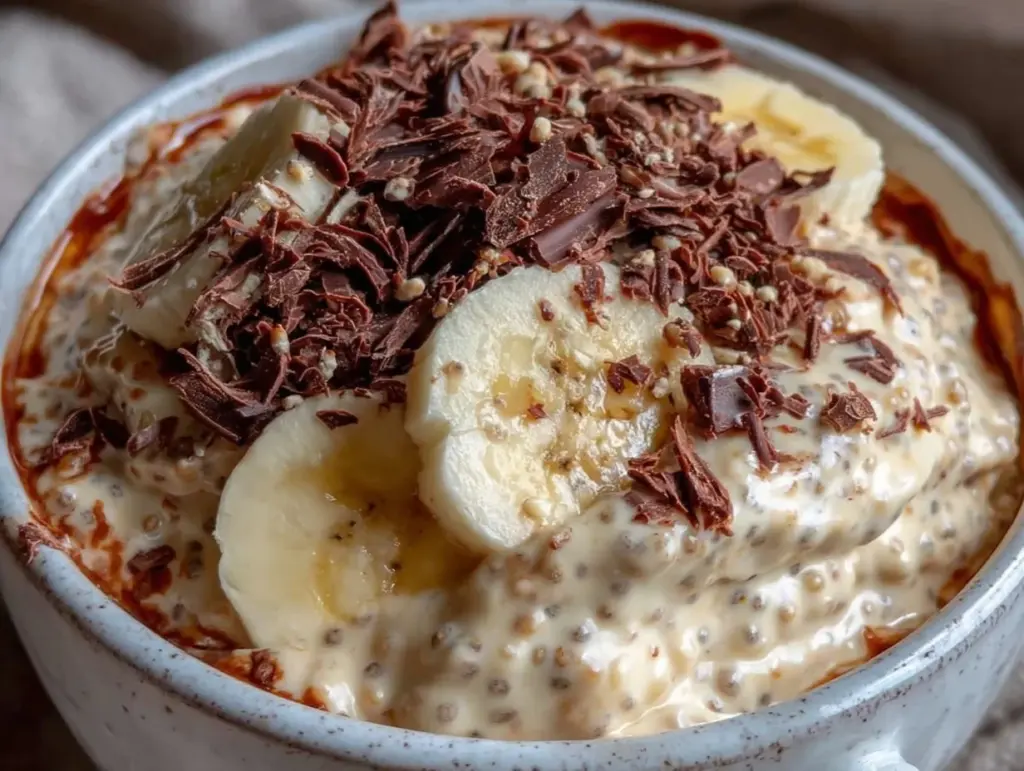 valentine snacks chia pudding bowl - featured image