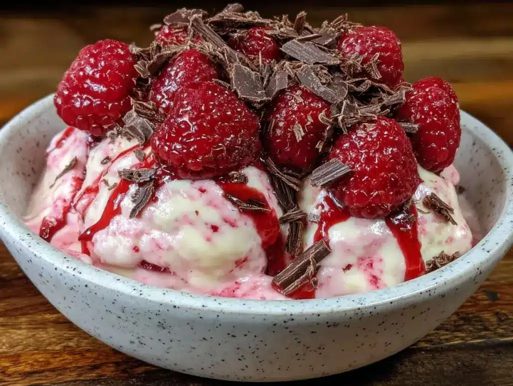 valentines strawberries nice cream bowl - featured image