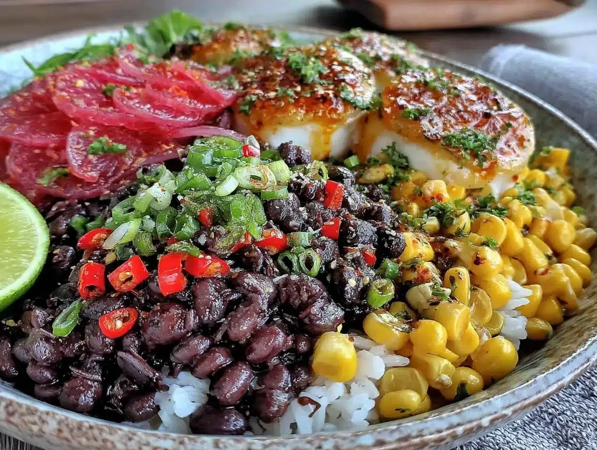 vibrant Galentines nourish bowl recipe preparation steps
