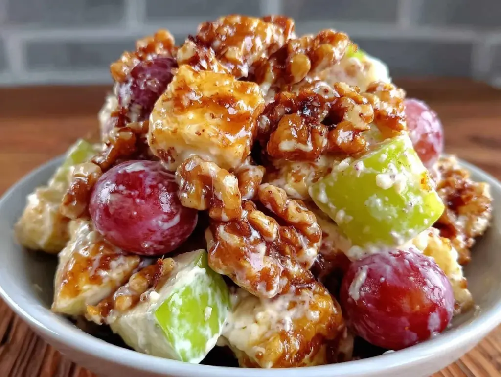 Waldorf salad with candied walnuts - featured image