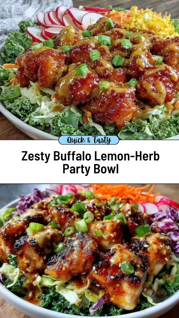 zesty buffalo party bowl recipe