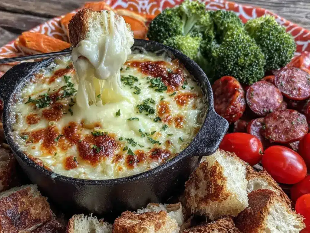 1960s fondue party recipe - featured image