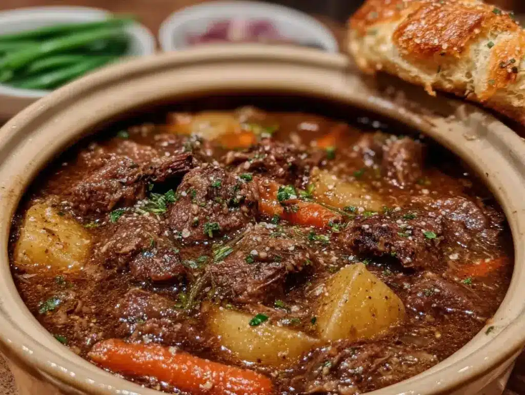 1970s crockpot beef stew - featured image