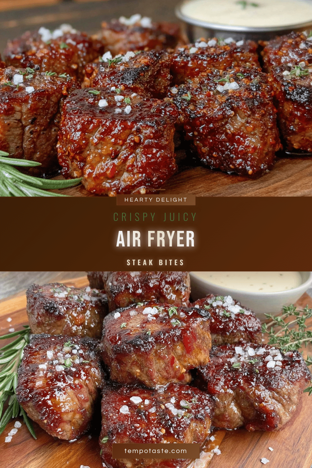 air fryer steak bites recipe