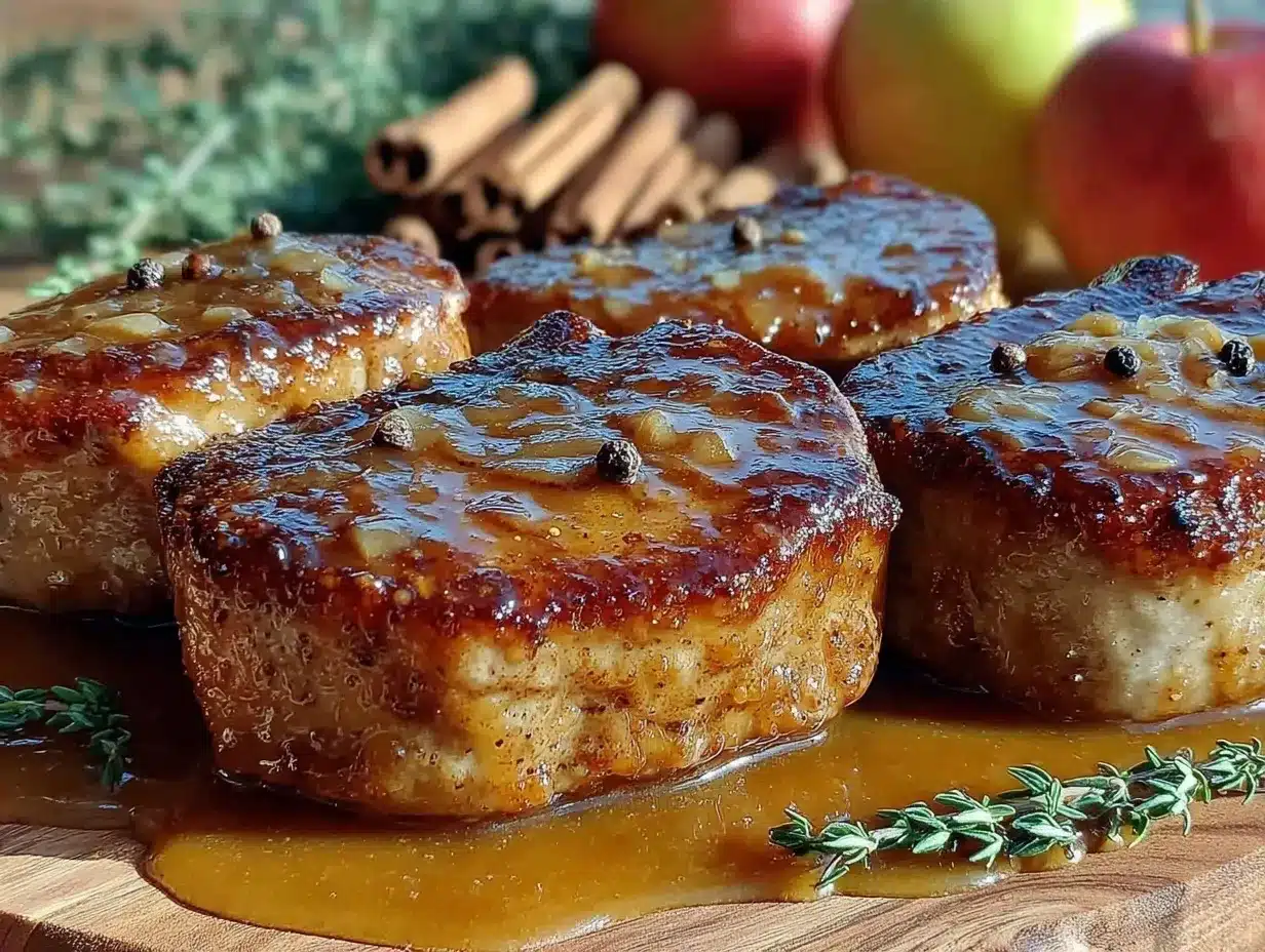 apple cider braised pork chops preparation steps