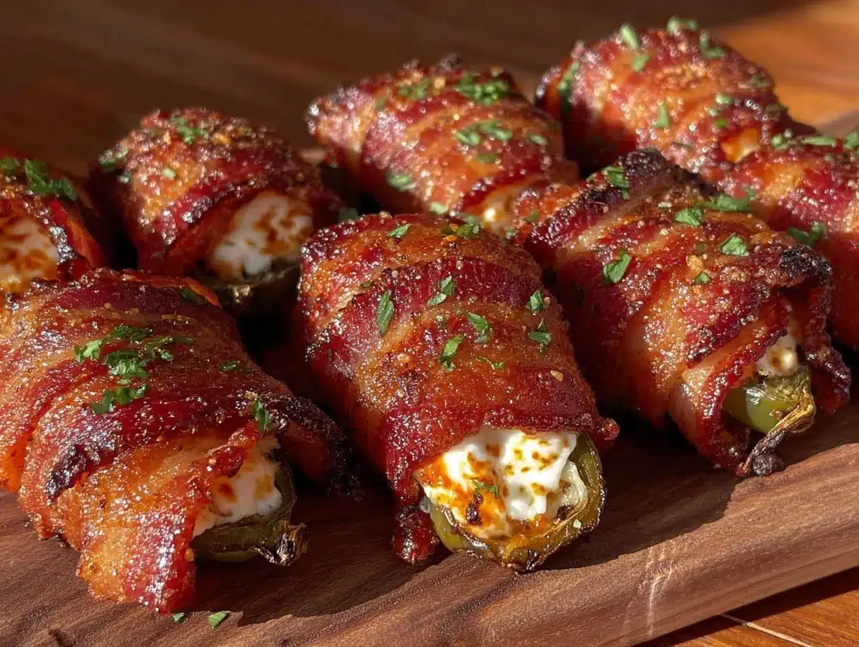 bacon wrapped jalapeño poppers preparation steps