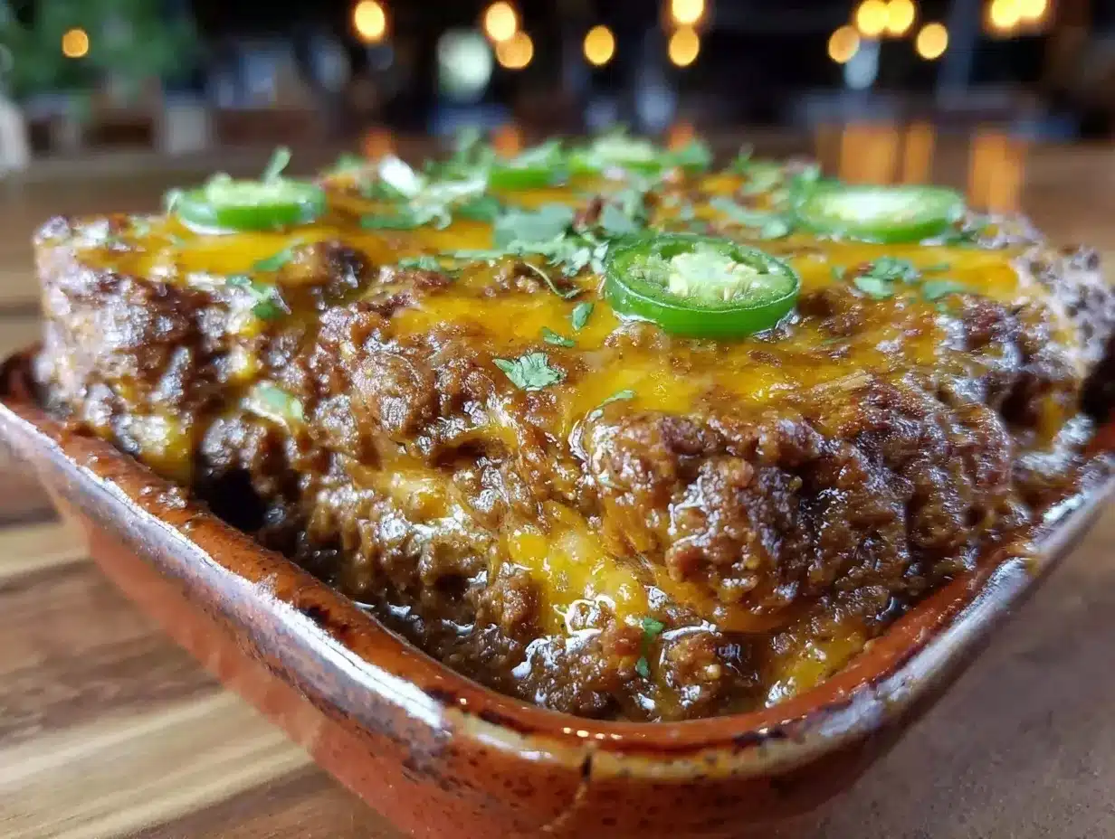 beef enchilada casserole preparation steps