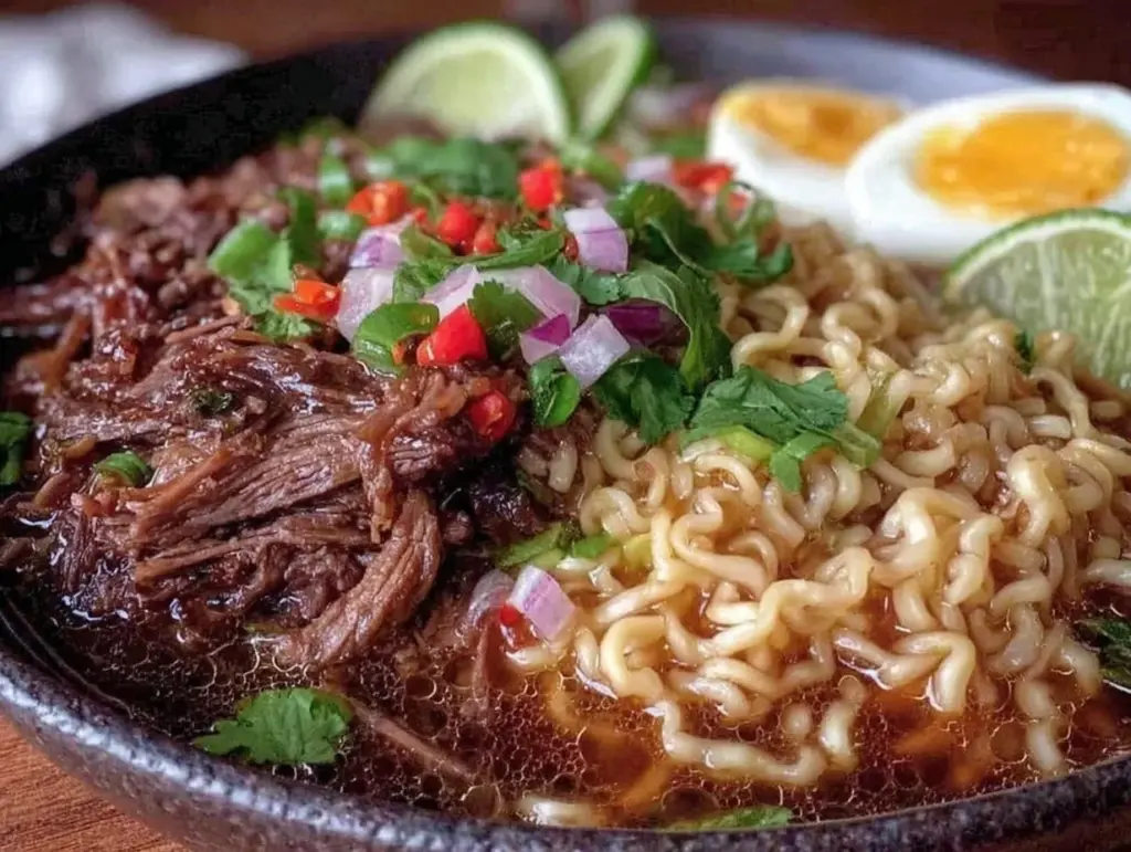 birria ramen fusion bowl - featured image