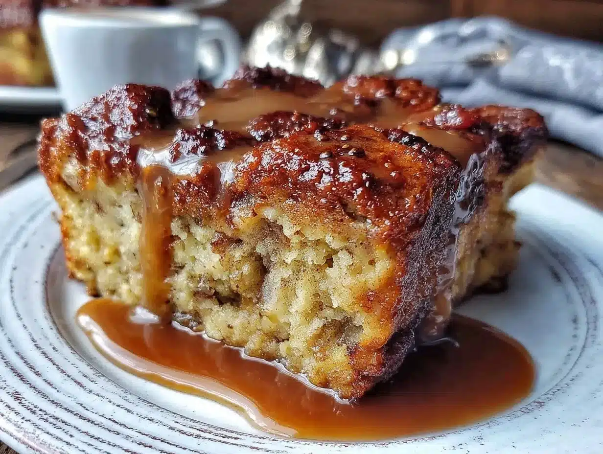 bread pudding with bourbon sauce preparation steps