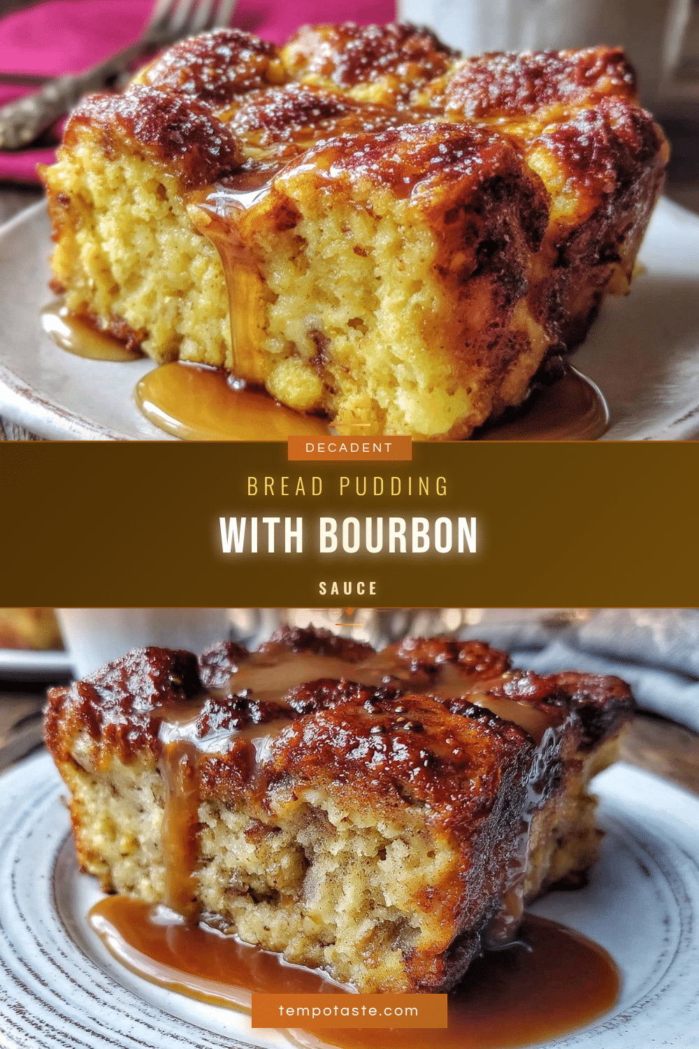 bread pudding with bourbon sauce recipe