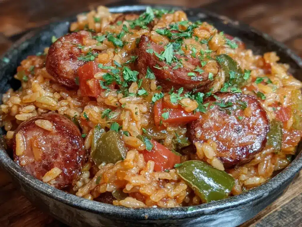Cajun jambalaya with andouille sausage - featured image