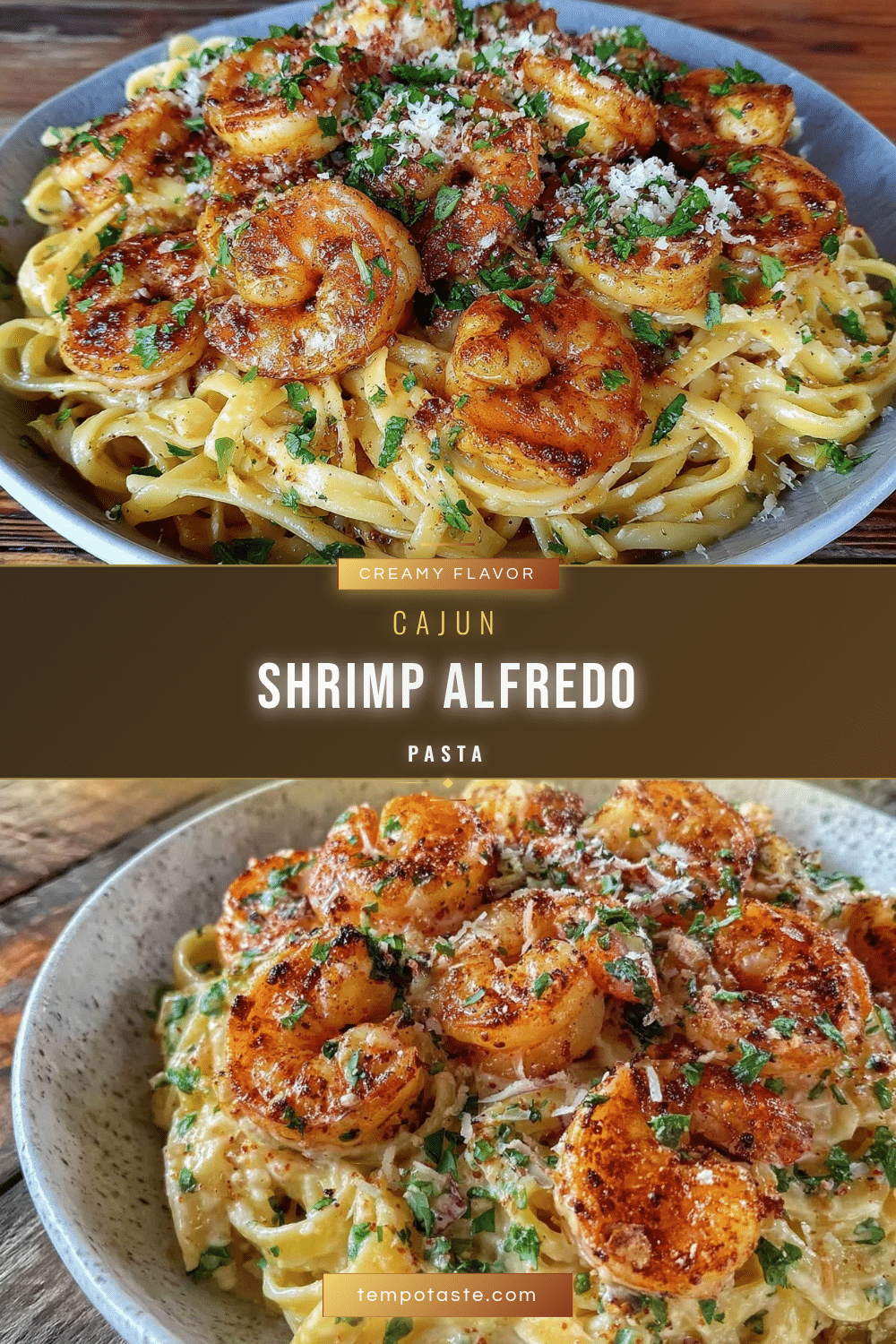 Cajun Shrimp Alfredo Pasta recipe
