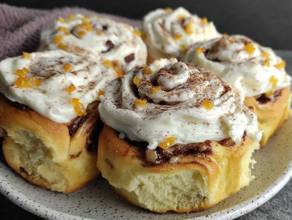 carrot cake cinnamon rolls - featured image
