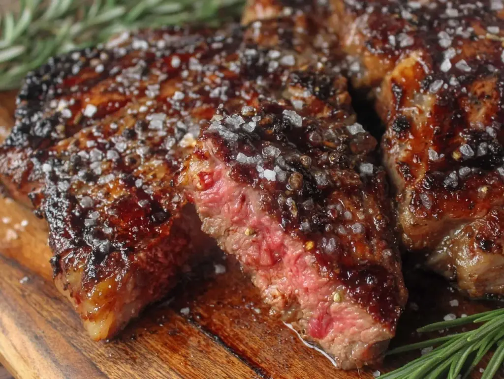 cast iron reverse sear steak - featured image