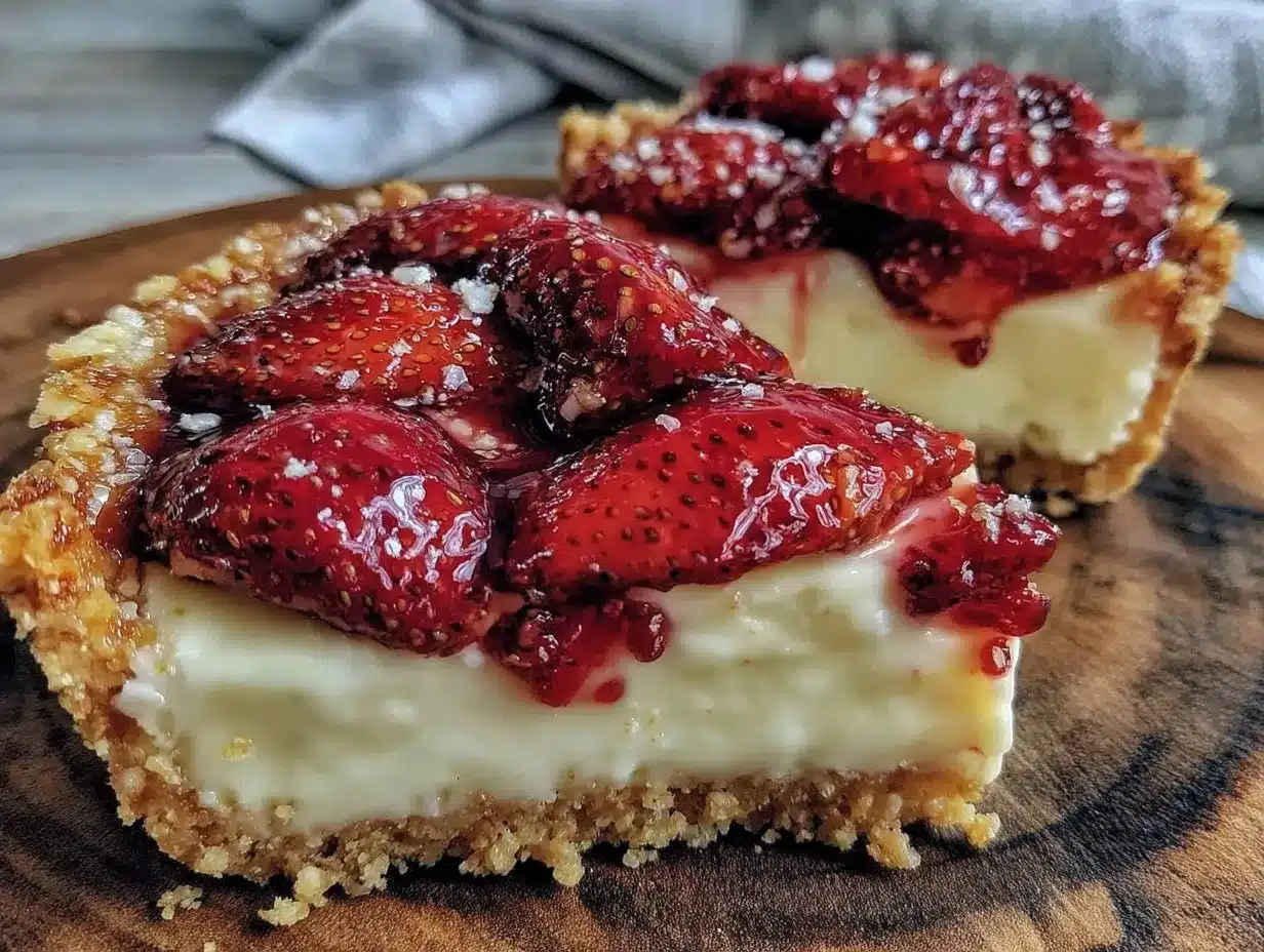 champagne strawberry tart preparation steps