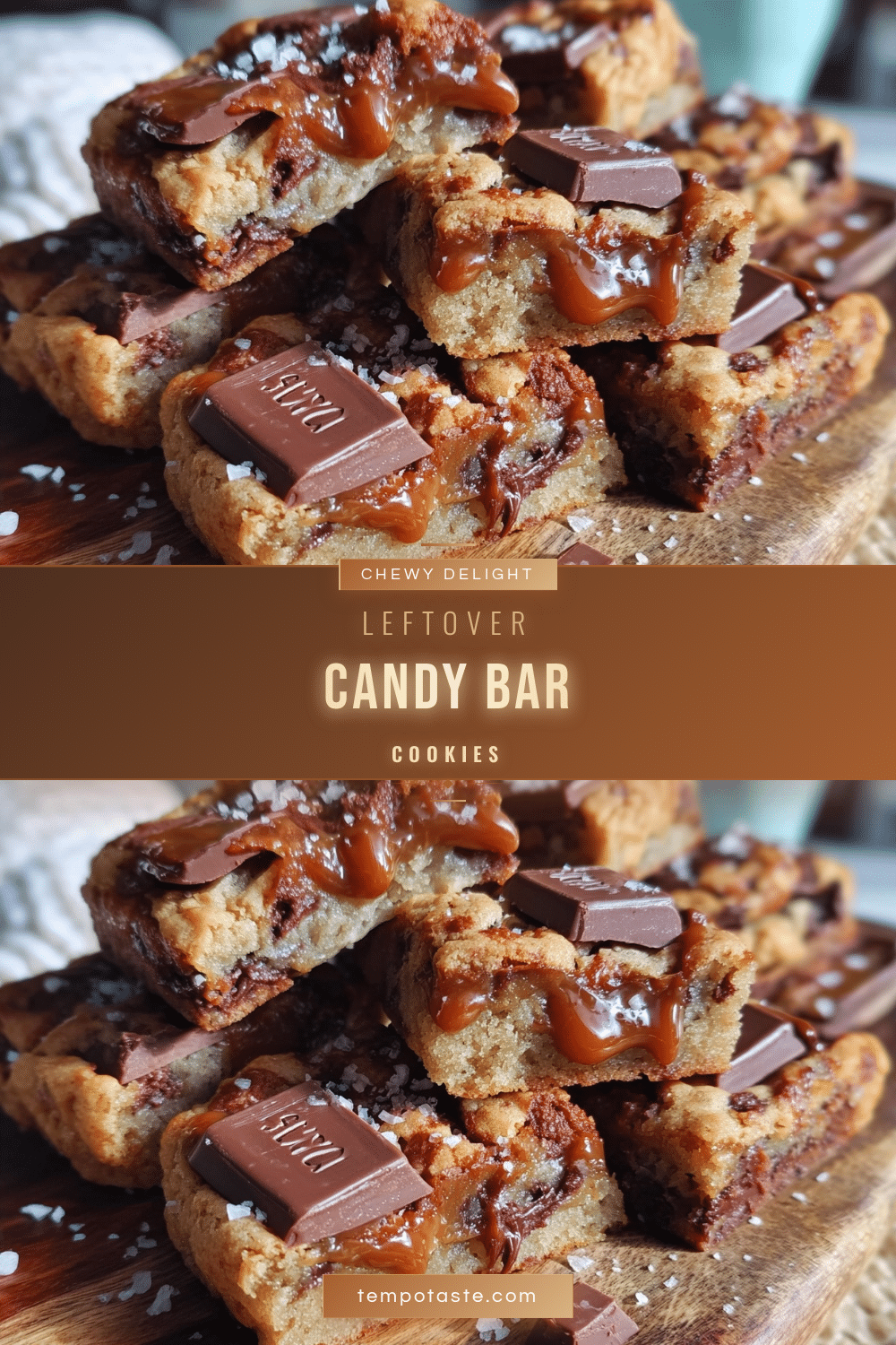 chewy leftover candy bar cookies recipe