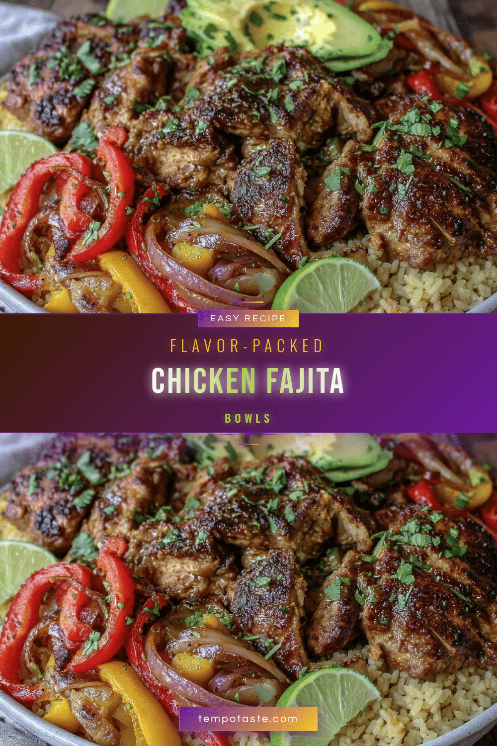 chicken fajita bowls recipe