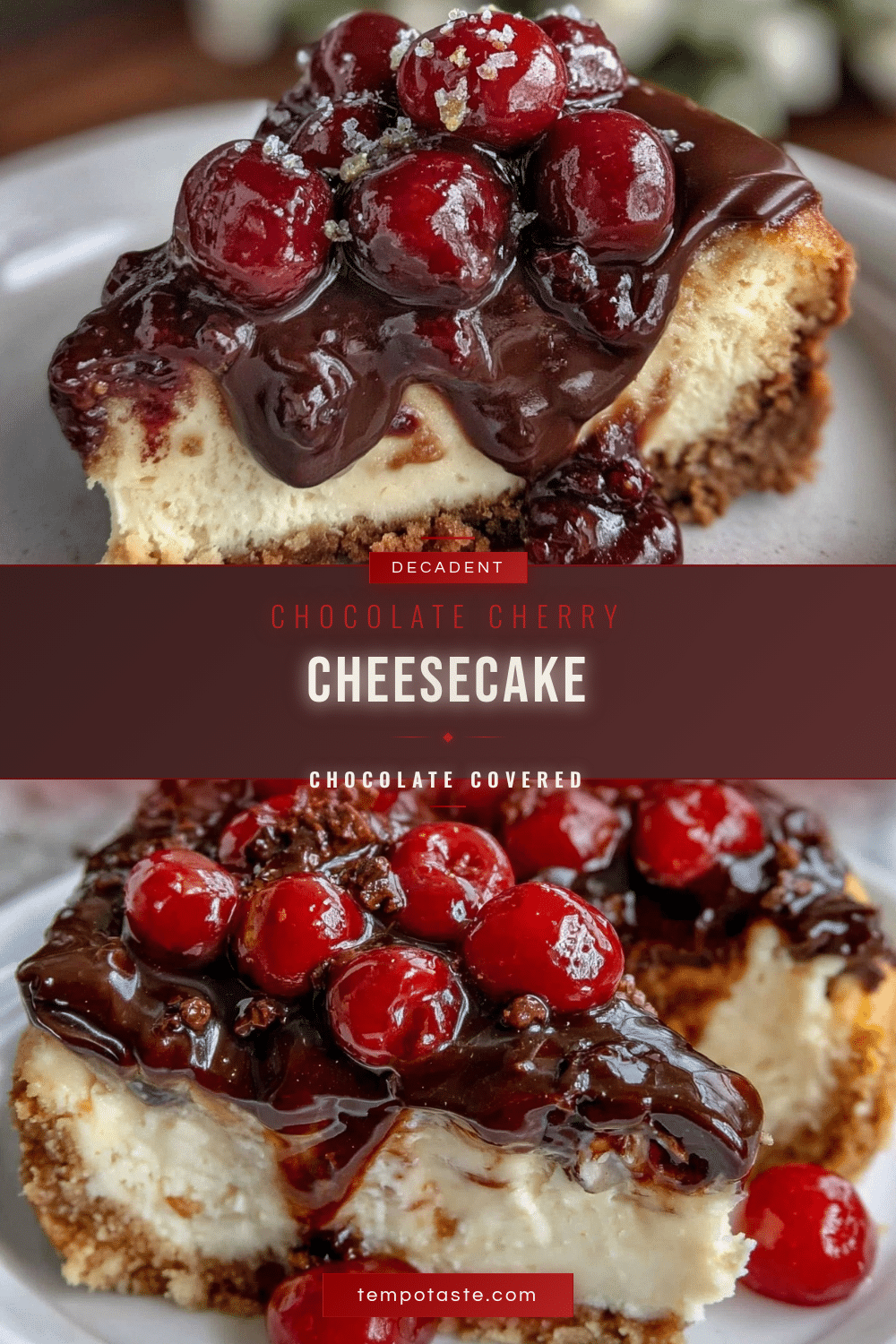 chocolate covered cherry cheesecake recipe