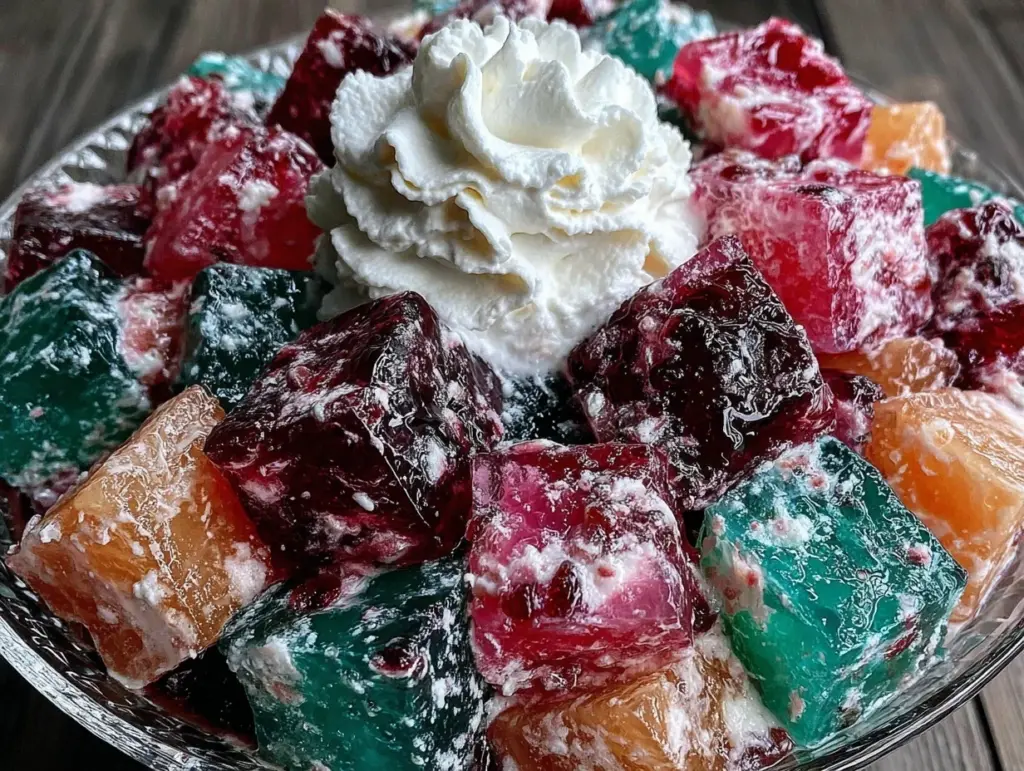 classic 1950s gelatin salad - featured image