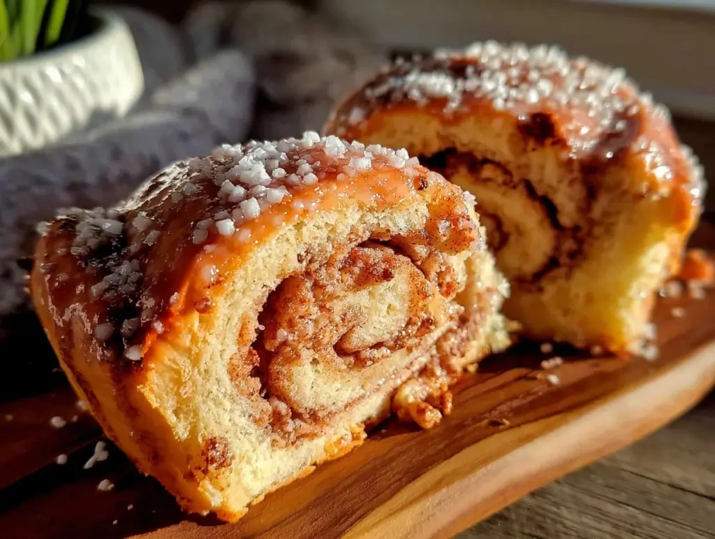 cozy king cake with cinnamon filling - featured image