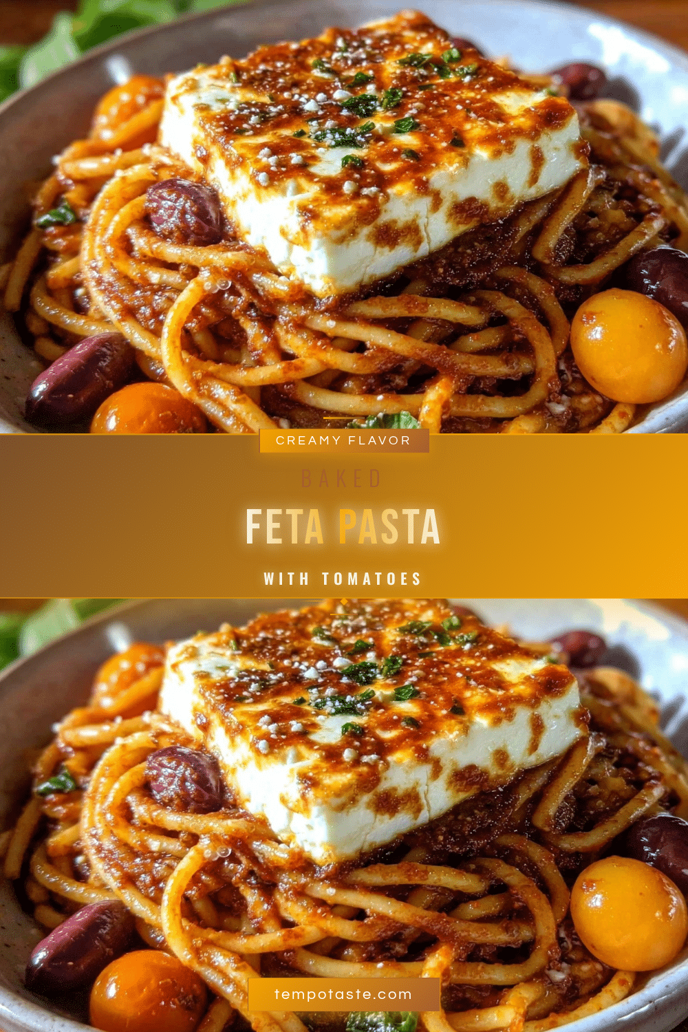 creamy baked feta pasta recipe
