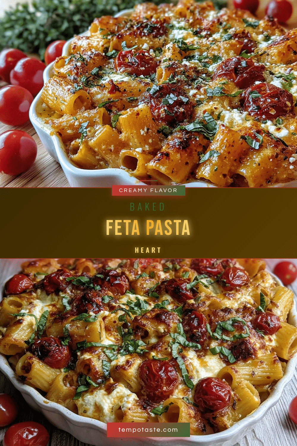 creamy baked feta pasta recipe