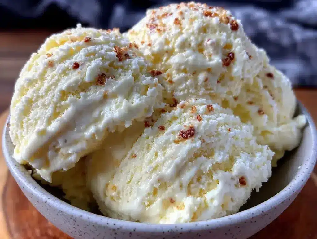 creamy banana ice cream - featured image