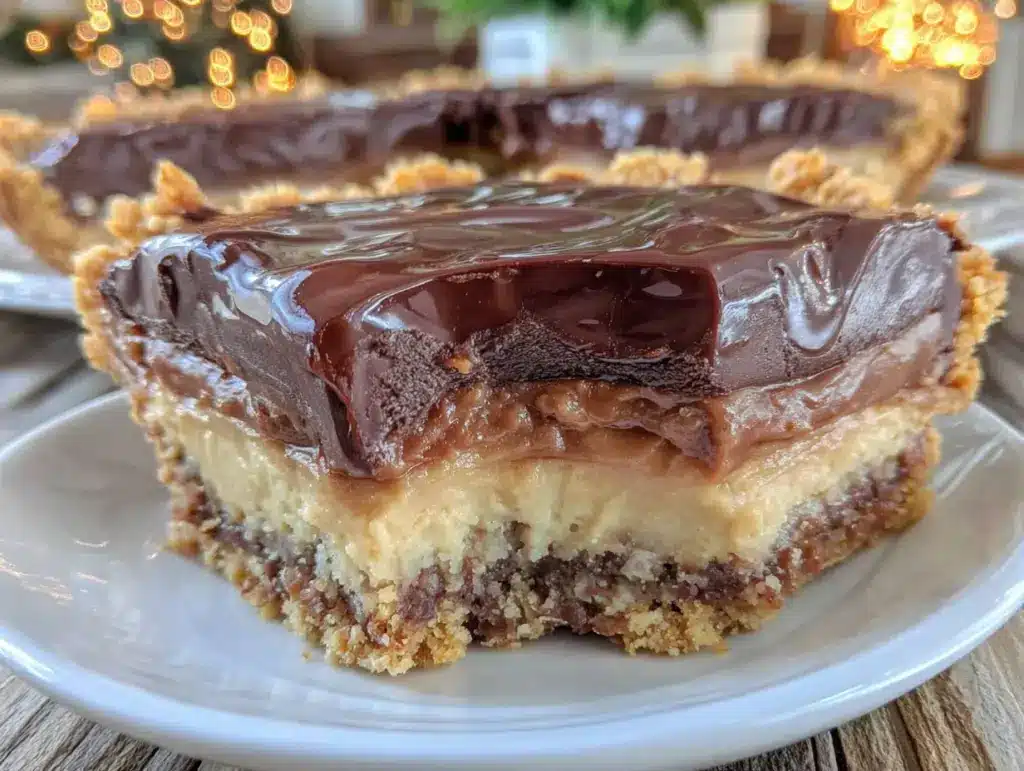 Creamy Chocolate Peanut Butter Pie - featured image