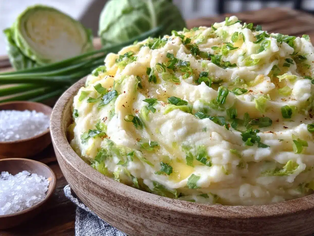 creamy colcannon mashed potatoes preparation steps