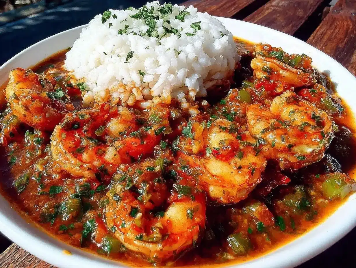creamy crawfish étouffée preparation steps