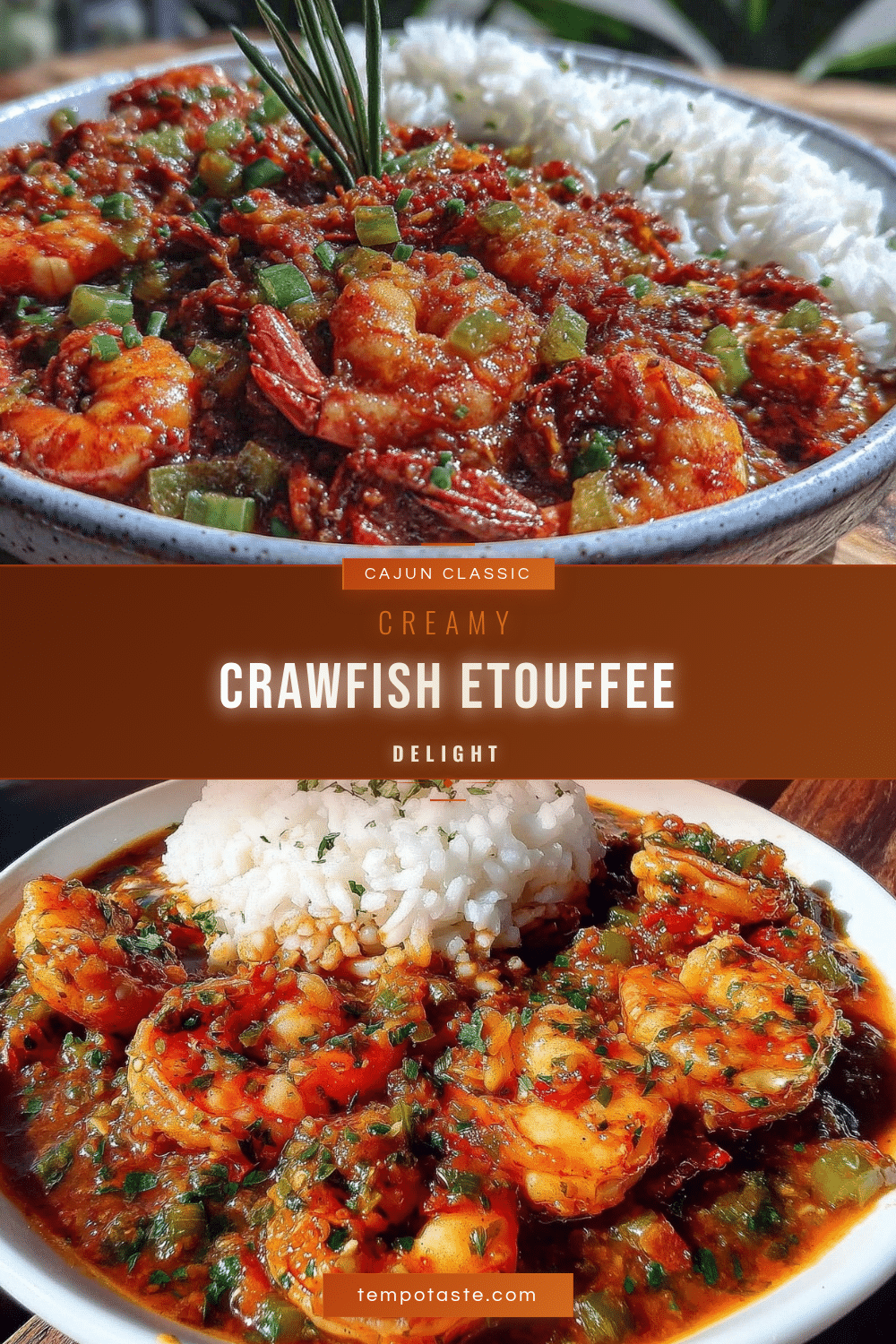 creamy crawfish étouffée recipe