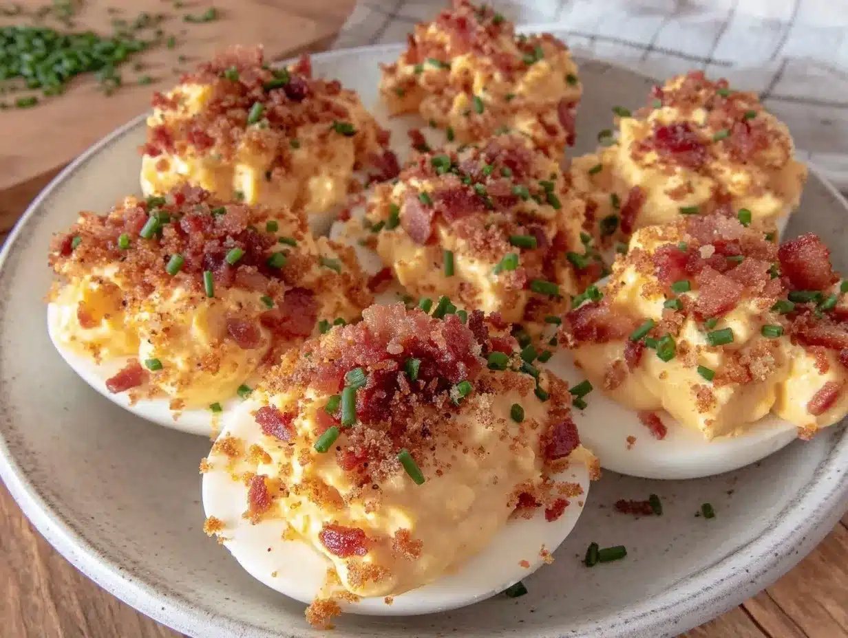 creamy deviled eggs preparation steps