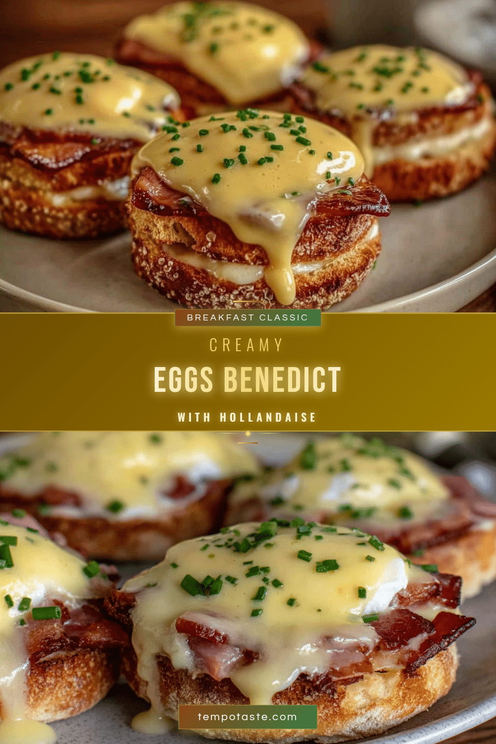 creamy eggs benedict recipe