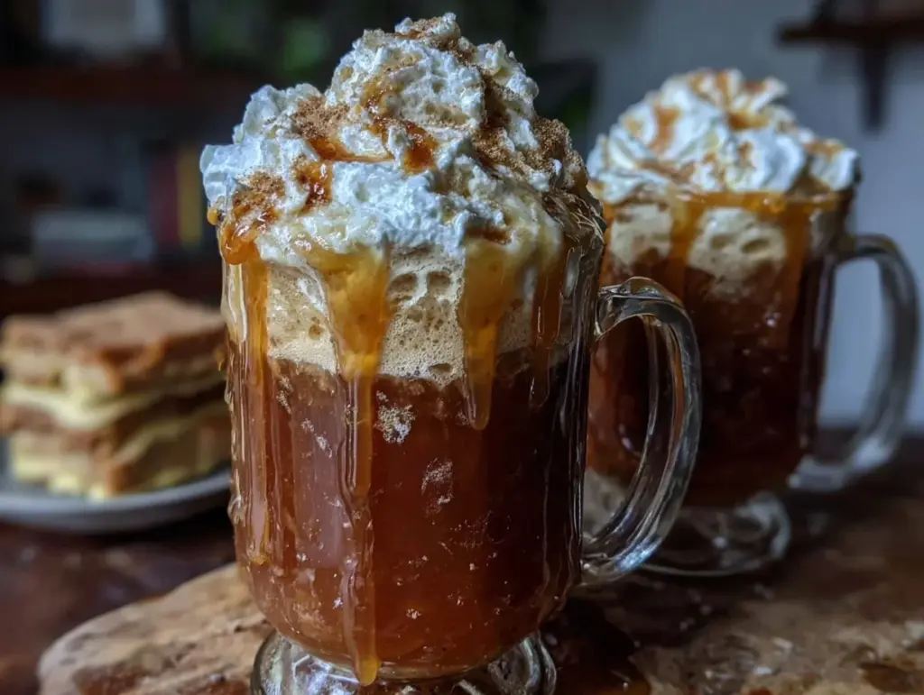 creamy harry potter butterbeer recipe - featured image